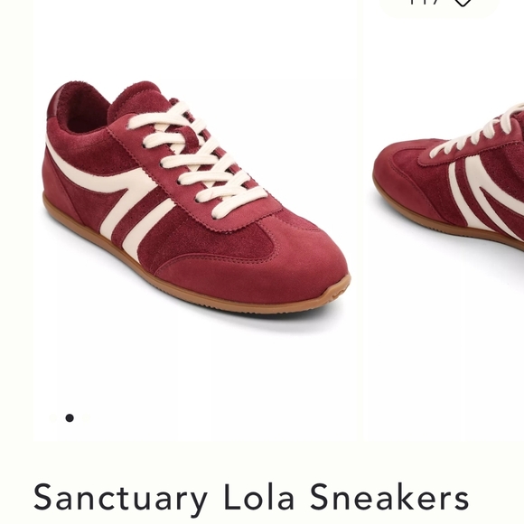 Sanctuary Shoes - NIB Sanctuary Lola Sneakers Crimson and Natural